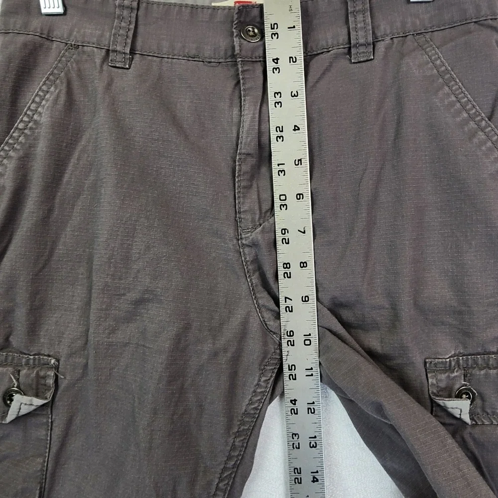 Levis 18 Reg W29 Gray Cargo Shorts Men Boys Utility Gorpcore Hiking Outdoor Work